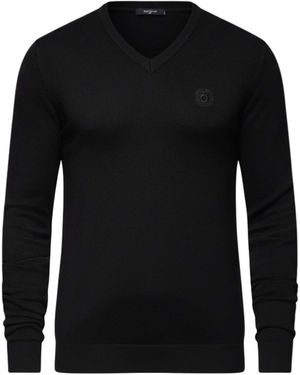 Ombre Pullover - Schwarz