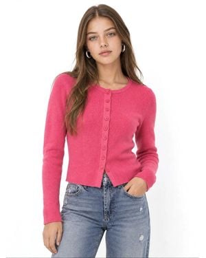 MixRay Strickjacke Strickjacken - Rot
