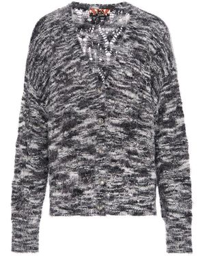 myMo ROCKS Strickjacke - Weiß