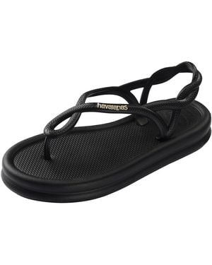Havaianas Zehentrenner Luna - Schwarz