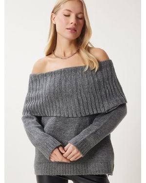 Happiness İstanbul Happiness Stanbul Pullover - Grau