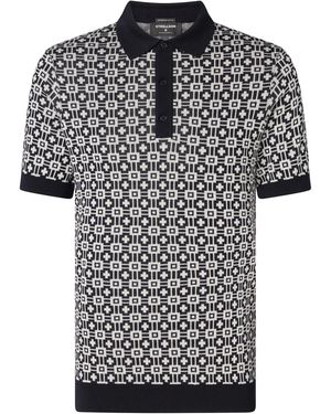Strellson Strick-Poloshirt Adrian - Schwarz