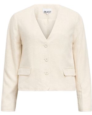 Object Blazer Objsanne - Weiß