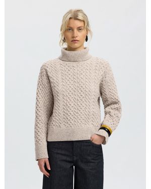 SELECTED Pullover Slwland - Natur