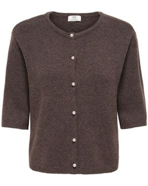 Jdy Strickjacke Rue - Braun