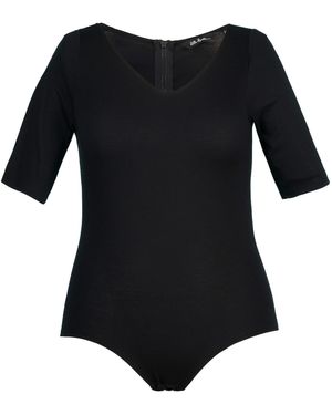 Ulla Popken Shirtbody - Schwarz