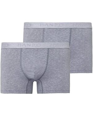 Hanro Boxershorts Cotton Essentials - Grau