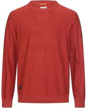 Camel Active Strickpullover Aus Reiner Baumwolle - Rot