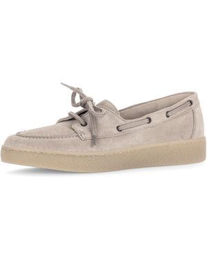 Gabor Bootsschuh, Plateau, Schnürschuh, Halbschuh mit modischen Durchzügen - Schwarz