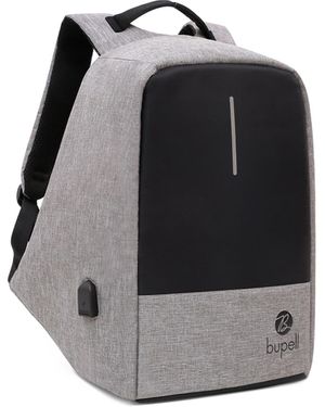 bupell Rucksack Laptop & Anti-Diebstahl - Schwarz
