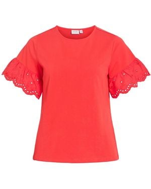 Vila T-Shirt Visummer - Rot