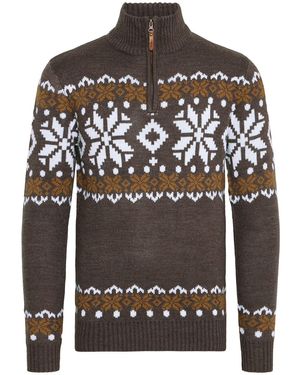 Solid Pullover Norwin - Grau