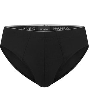 Hanro Slip Cotton Superior - Schwarz