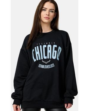 Worldclassca Oversizepullover Chicago - Schwarz