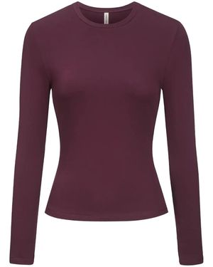 cfab Shirt Cotton Longsleeve - Lila