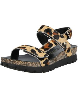 Panama Jack Sandalen Julia Leopard B1 - Schwarz