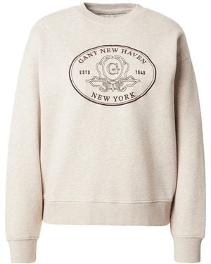 GANT Sweatshirt - Weiß