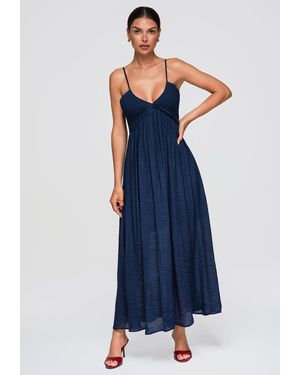 Ombre Kleid - Blau