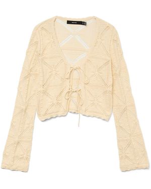Vero Moda Strickjacke 'Vmlola' - Natur