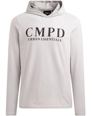 CMPD Kapuzenshirt Mit Print - Weiß