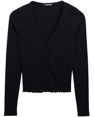 Superdry & Co Strickjacke Athletic Essential - Blau