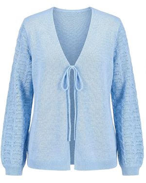 MIAMODA Strickjacke - Blau