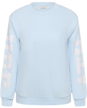 Kaffe Sweatshirt Kcmila - Blau