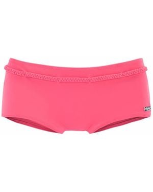 Buffalo Bikini-Hotpants "Happy", mit geflochtenem Ziergürtel - Pink