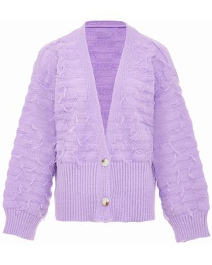 Sookie Strickjacke - Lila