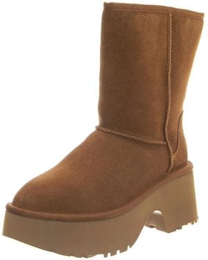 UGG Stiefel W Classic Short New Heights Chstnut Mini Platrform - Braun