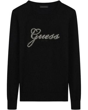 Guess Pullover Georgia - Schwarz