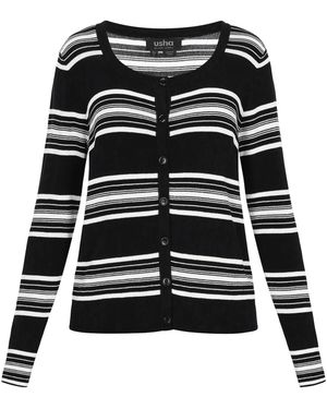 usha BLACK LABEL Strickjacke Classic - Schwarz