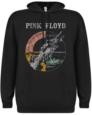 Pink Floyd Sweatshirt Wish You Were Hoodie Kapuzenpullover - Schwarz