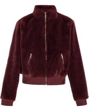 Taddy Jacke Fashion Look - Rot