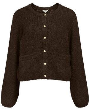 Object Strickjacke Saggia - Braun