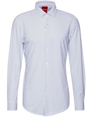 HUGO Hemd Kenno - Weiß