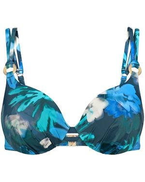 Triumph Bügel-Bikini-Top Summer Fleur - Blau