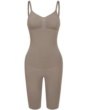 cfab Shapingbody Bodysuit Sculpting Shapewear Mit Shorts - Grau