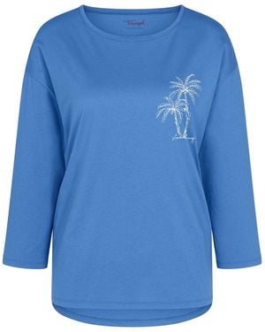 Triumph Longsleeve Label Mix & Match - Blau