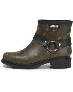 Aigle Gummistiefel Macadames - Schwarz