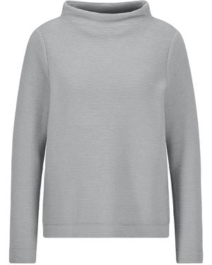 Goldner Pullover - Grau
