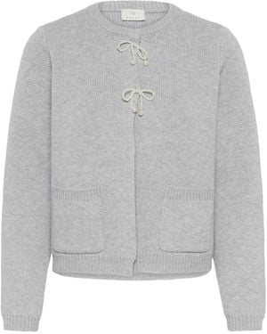 Kaffe Strickjacke Kabowie - Grau