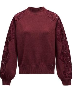 Salsa Jeans Langarm-Shirts - Rot