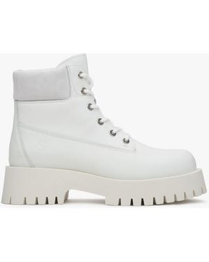 ESTRO Ankle Boots 09-3329 - Weiß