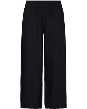 Oxmo Loungehose Oxninna Linen Mix - Schwarz