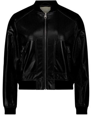 AMBER & JUNE Übergangsjacke Mit Kragen - Schwarz