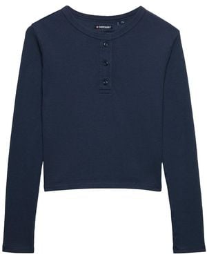 Superdry & Co Shirt Athletic Essential - Blau