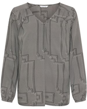 Delmao Bluse - Grau