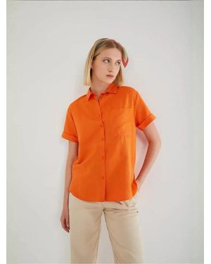 MixRay Bluse - Orange