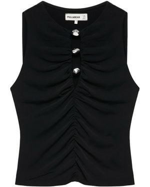 Pull&Bear Top - Schwarz